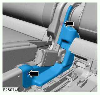 Second Row Center Seatbelt Buckle